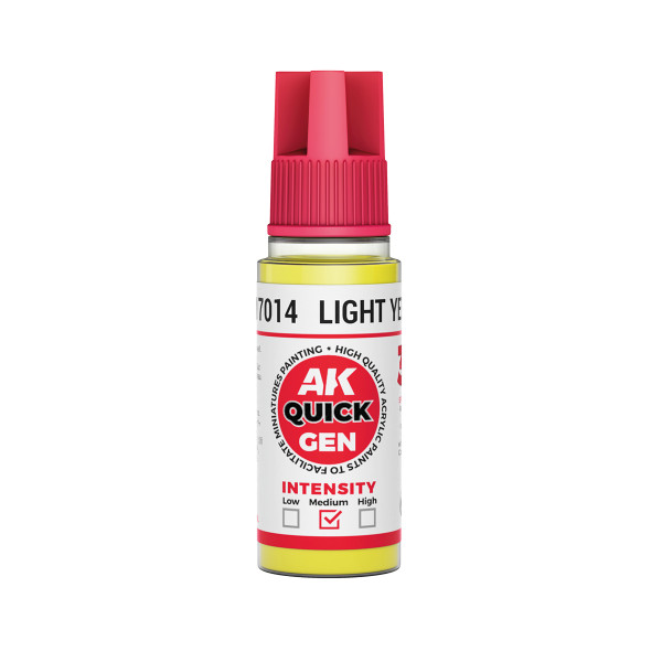 AK Interactive - Quick Gen - Light Yellow 18ml