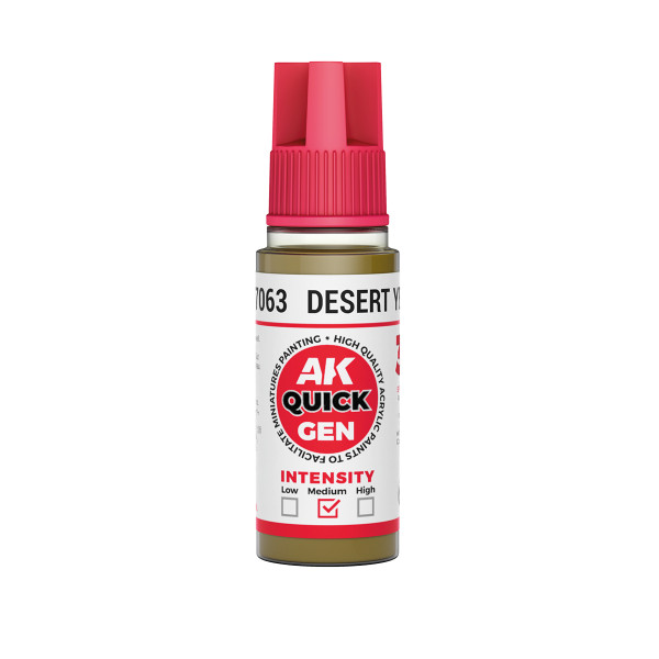 AK Interactive - Quick Gen - Desert Yellow 18ml
