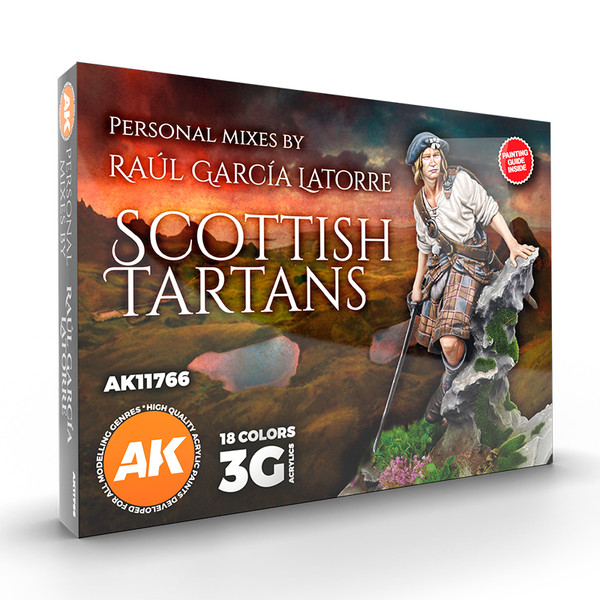AK Interactive - Signature Set - Scottish Tartans by Raul Garcia Latorre