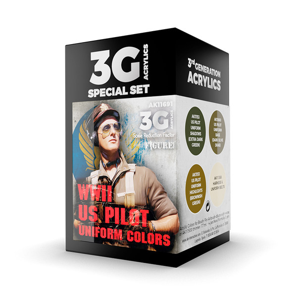 AK Interactive 3Gen - WWII US Pilot Uniform set