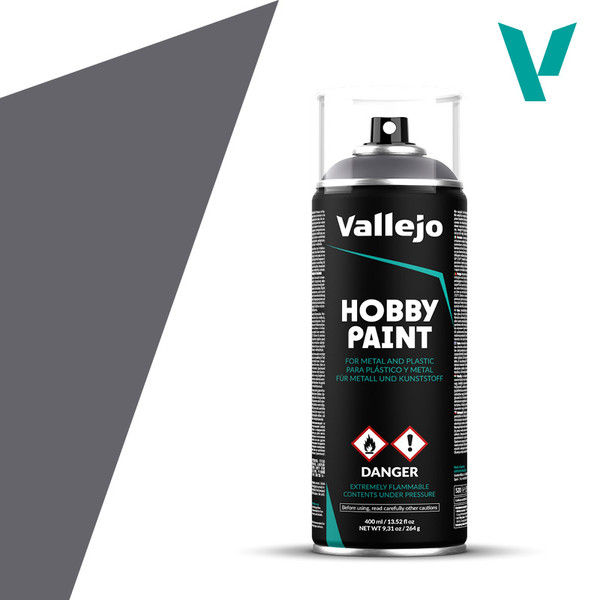 Vallejo Aerosol Spray Primer - Gunmetal 400ml *PICK UP ONLY*