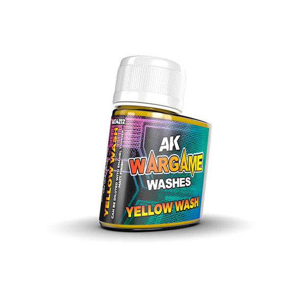 AK Interactive - Wargame Wash - Yellow Wash 35ml