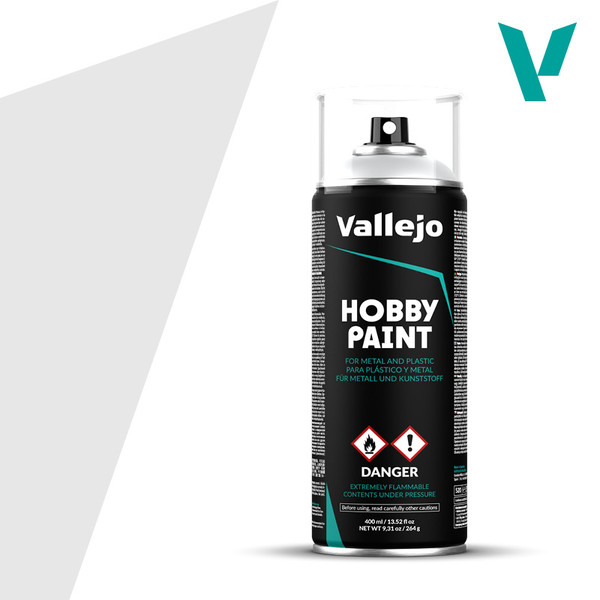 Vallejo Aerosol Spray Primer - Grey 400ml *PICK UP ONLY*