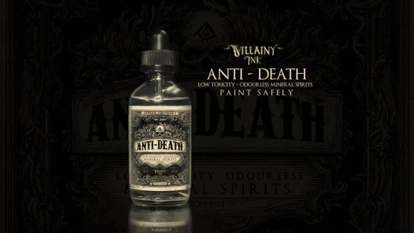 Villainy Ink - AntiDeath Odourless Mineral Spirits 30ml