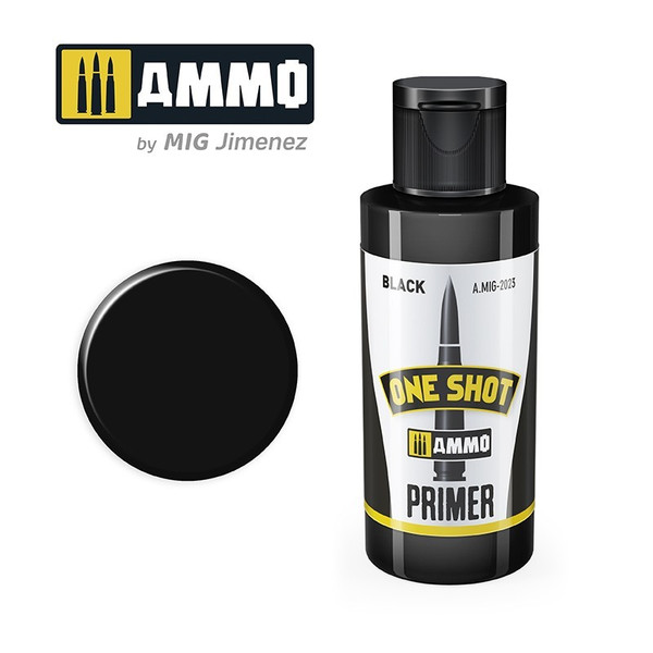Ammo by MIG - One Shot Primer - Black 60ml