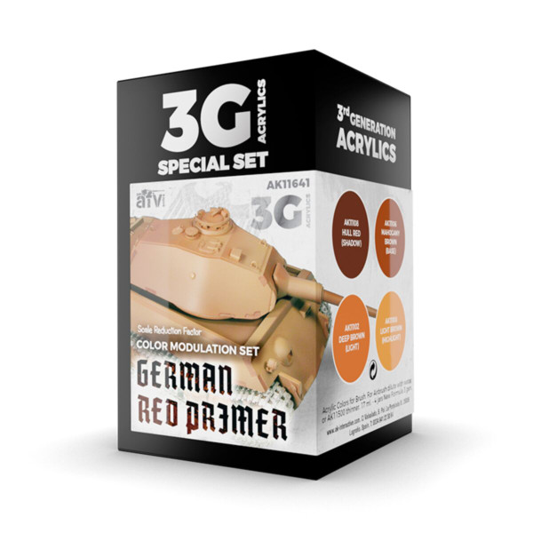 AK Interactive 3Gen - German Red Primer Modulation set