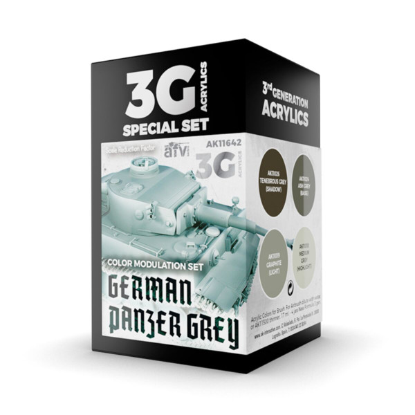 AK Interactive 3Gen - German Panzer Grey Modulation set