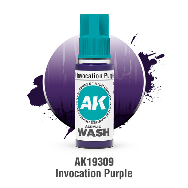 AK Interactive 3Gen - Acrylic Wash - Invocation Purple 18ml