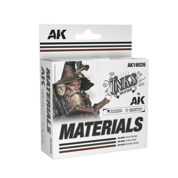 AK Interactive - The Inks - Material set