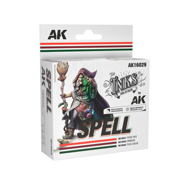 AK Interactive - The Inks - Spell set