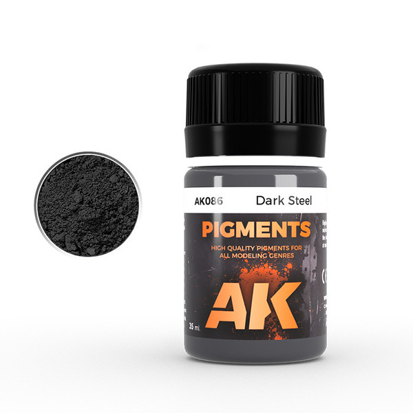 AK Interactive - Pigments - Steel 35ml