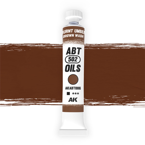 Abteilung 502 Oils - Burnt Umber/Brown Wash 20ml