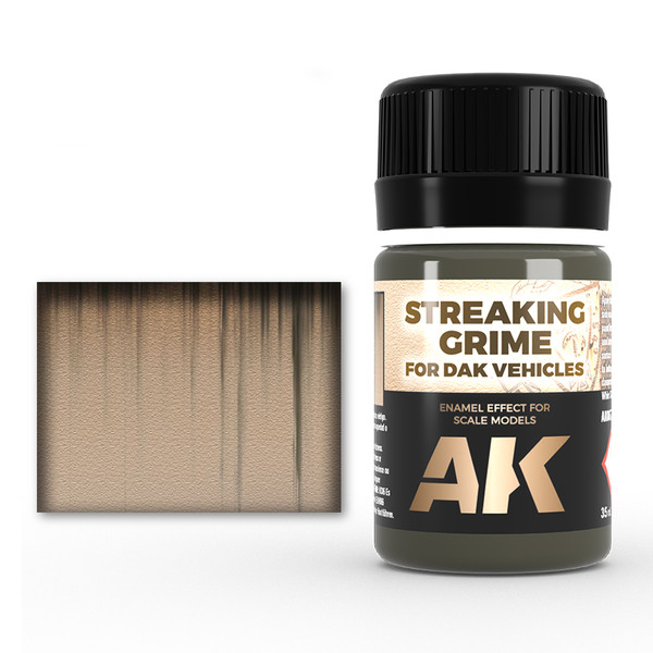 AK Interactive - Weathering - Streaking Grime for Dark Vehicles 35ml