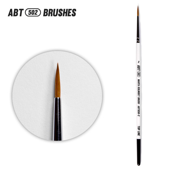 ABT 502  - TOP LINE Marta Kolinsky Brush 2