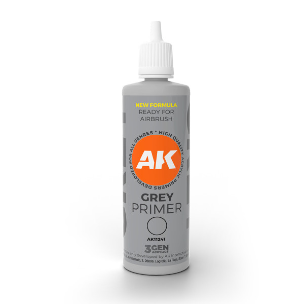 AK Interactive 3Gen - Grey Primer 100ml