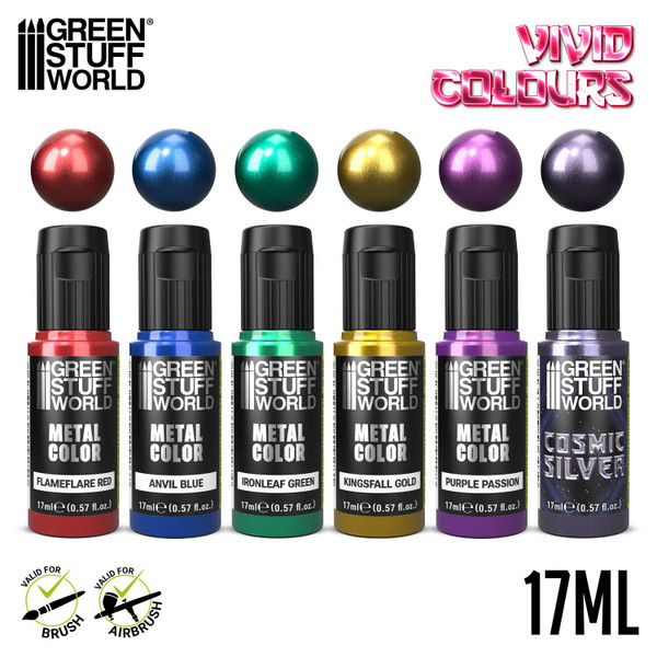 GSW - Vivid Metallic Paint Set