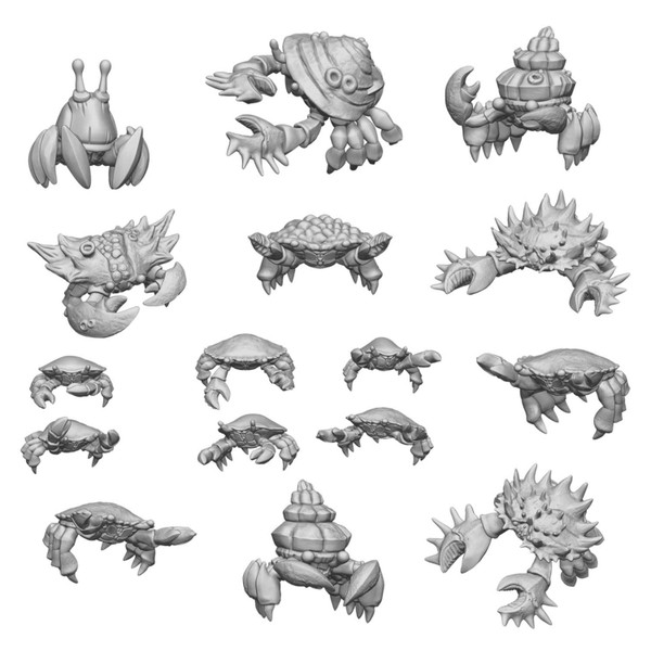 GSW Resin Bits - Crabs (x16)