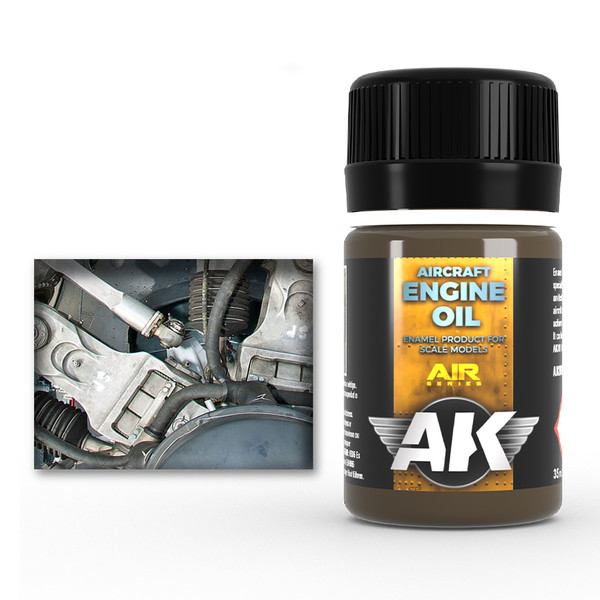 AK Interactive - Weathering - Aircraft Engine Oil 35ml