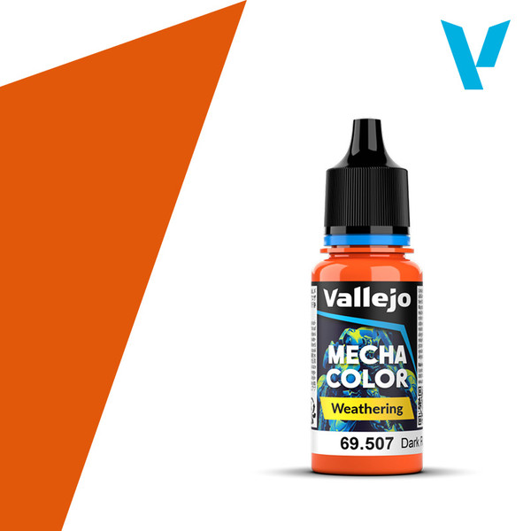 Vallejo Mecha Color - Weathering  - Dark Rust Wash 18ml