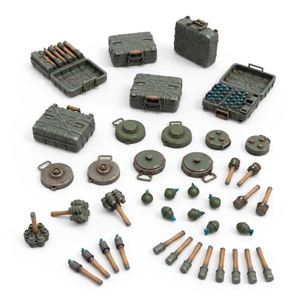 GSW Resin Bits - WWII German Grenades (x41)