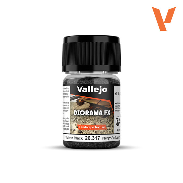 Vallejo - Diorama FX - Vulcan Black 0.1-2mm - 35ml