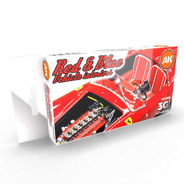 AK Interactive 3Gen - Red & Blue Vehicle Interiors