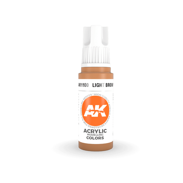 AK Interactive - Light Brown 17ml - 3Gen - AK11100