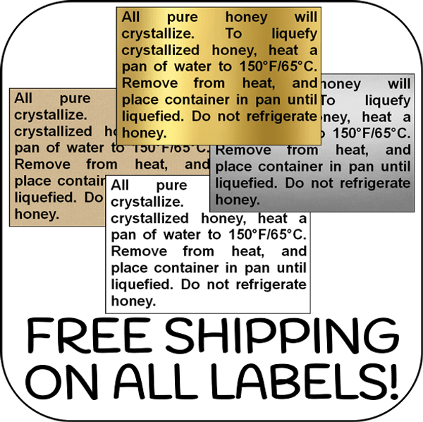 Custom Honey Labels - Lappe's Bee Supply & Honey Farm