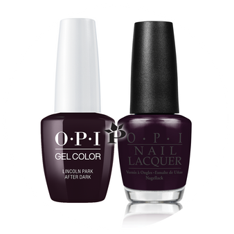 OPI Duo - GCW42A + NLW42 - LINCOLN PARK AFTER DARK .5 oz