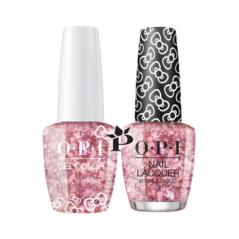 OPI Duo - HPL13 + HRL13 - Born To Sparkle - Holiday Hello Kitty .5 oz