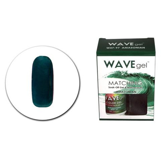 WaveGel Matching S/O Gel & Nail Lacquer - W4797 Amazonian .5 oz