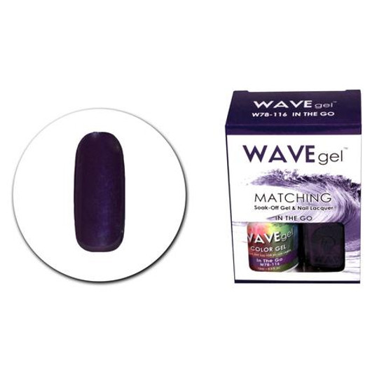 WaveGel Matching S/O Gel & Nail Lacquer - W78116 In The Go .5 oz