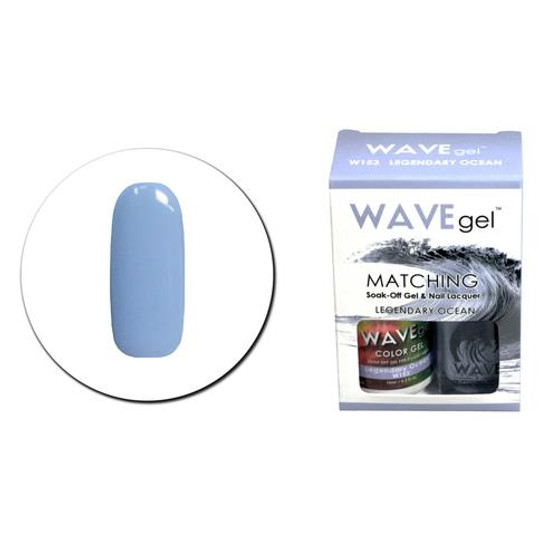 WaveGel Matching S/O Gel & Nail Lacquer - W153 LEGENDARY OCEAN .5 oz