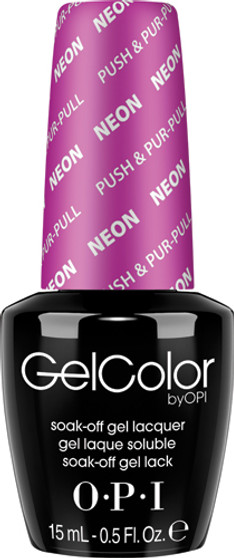OPI GelColor (BLK) - #GCN37 - Push & Pur-Pull - Neon Collection .5 oz