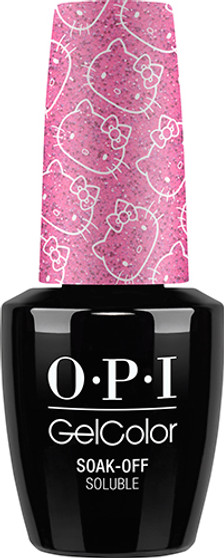 OPI GelColor (BLK) - #GCH86 - Starry-Eyed for Dear Daniel - Hello Kitty Collection .5 oz