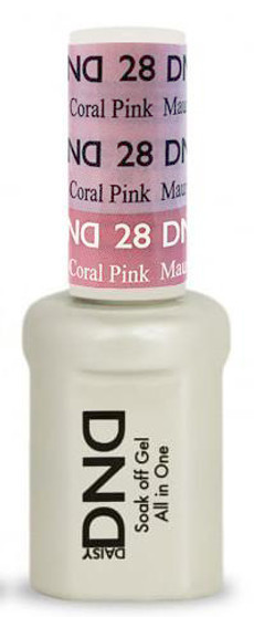 DND Mood Gel - DND#28 Mauve to Coral Pink