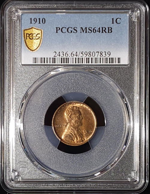 1910 1C, RB, PCGS MS64 1910 1C, RB, PCGS MS64