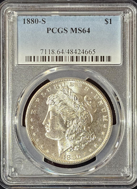 1880-S $1,PCGS MS64 1880-S $1,PCGS MS64