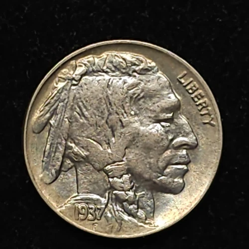 1937 5C, Buffalo Nickel, Beautiful Toning - BU