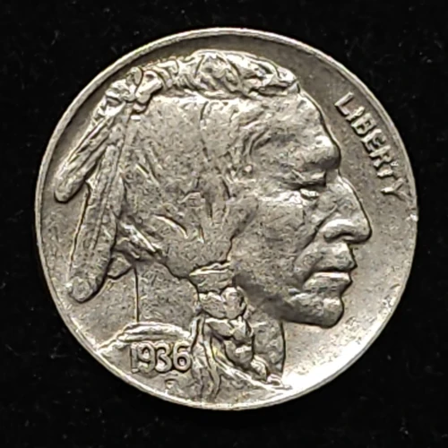1936 5C, Buffalo Nickel - BU