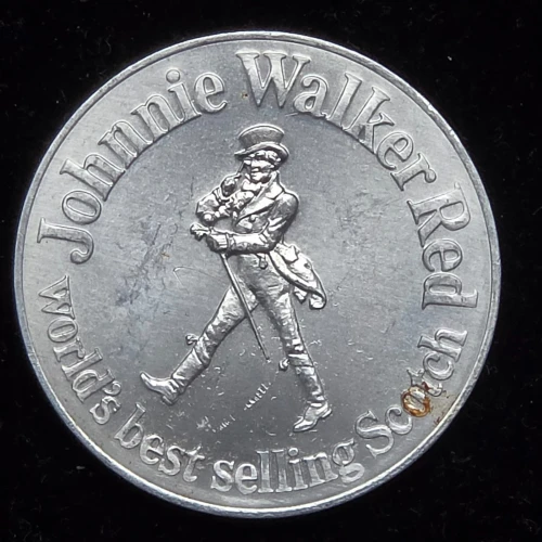1971 Jonnie Walker Token - Baltimore, MD - Colts Schedule - AU