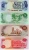 1973-1985 Philippines 2P-5P-10P-50P, ANG BAGONG LIPUNAN Set , - Crisp UNC