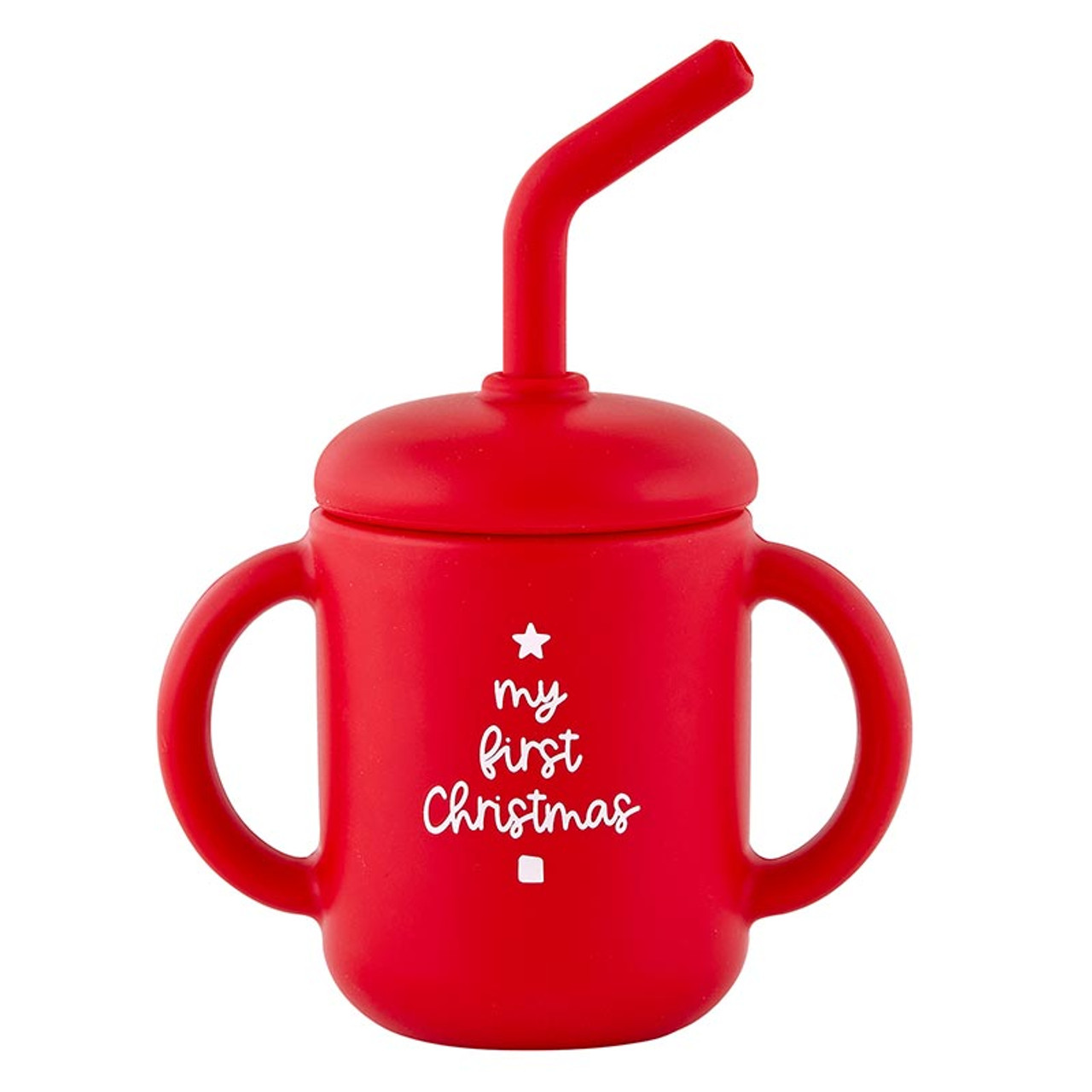 Christmas Moose Personalized Toddler 8oz Straw Sippy Cups