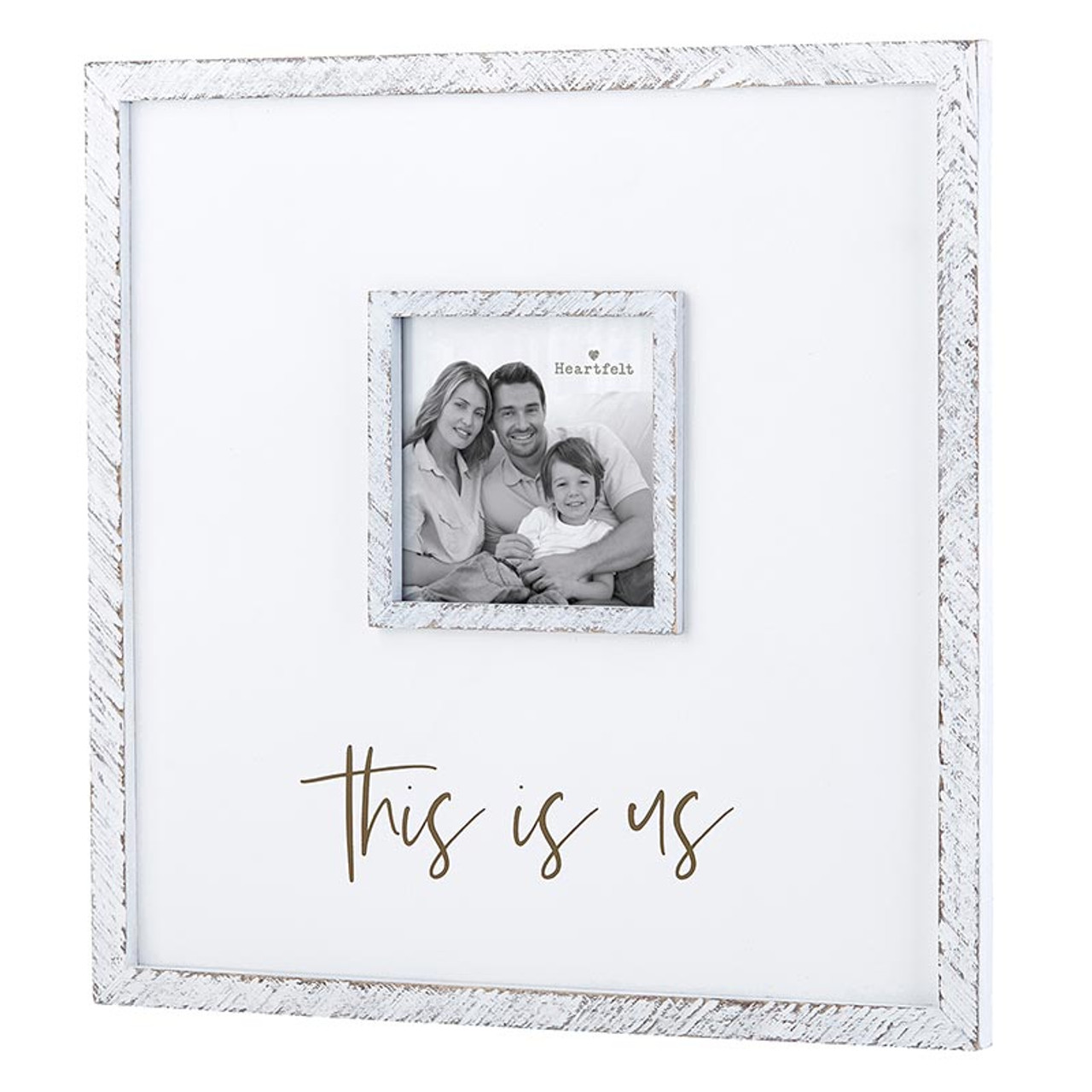 12 White Contemporary Decorative Frame with This Is US Design