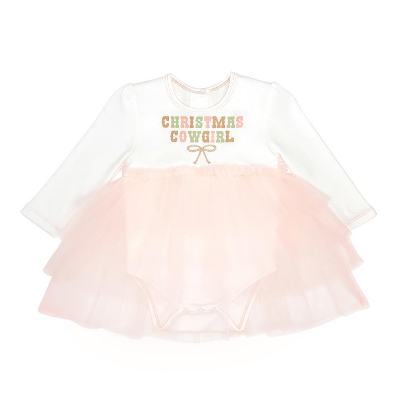 christmas cowgirl dress Long Sleeve Tutu Size:Custom Sizes Taffeta Puff-Sleeve Maxi Dress competition dance dress your little one will