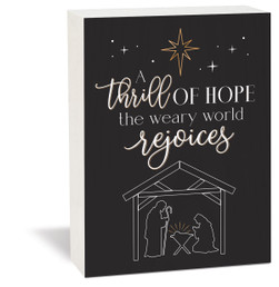 Wood Block - A Thrill Of Hope