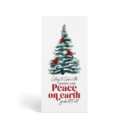 Wood Block - Peace On Earth