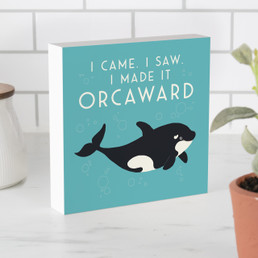 Wood Block - I Came I Saw