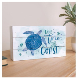 Wood Block - Take Time To Coast