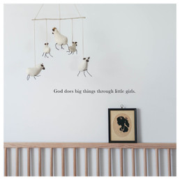 Greeting Card - Baby - Dancing Sheep